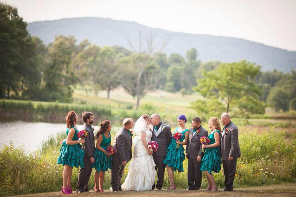 How to ask your bridesmaids to cover tattoos and dye their hair for your wedding