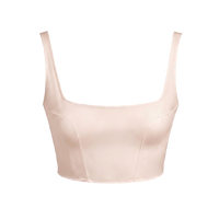 Square-Neck Crepe Bridal Bodice | February for Paper Dolls Custom Wedding Dresses