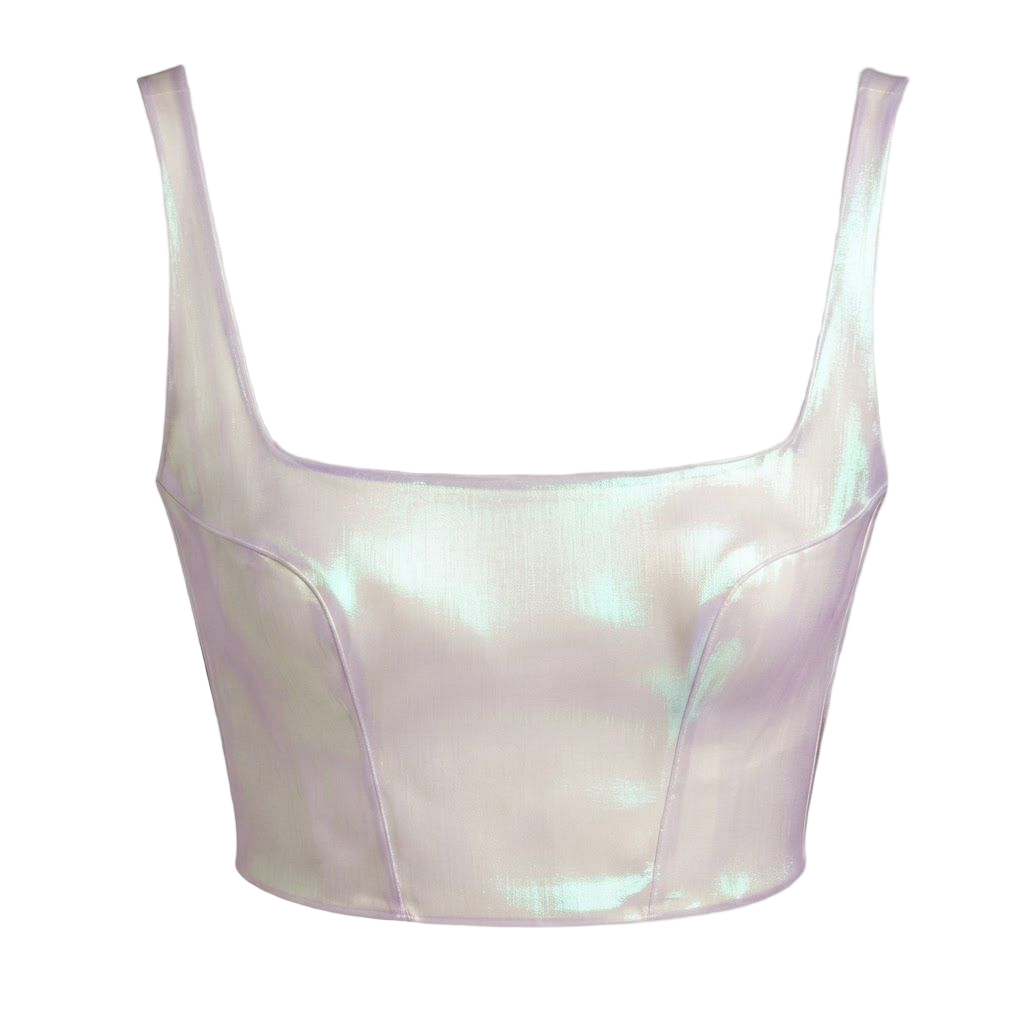 Square-Neck Crepe Bridal Bodice | February for Paper Dolls Custom Wedding Dresses
