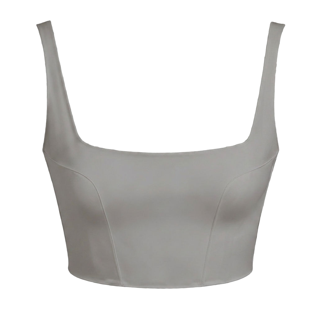 Square-Neck Crepe Bridal Bodice | February for Paper Dolls Custom Wedding Dresses