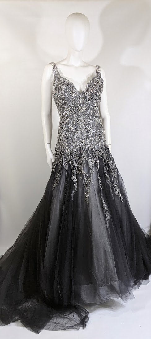 Grey/Silver Dyed Wedding Dresses Renegade Bridal & Dye Lab Grey/Silver Dyed Wedding Dresses Renegade Bridal & Dye Lab