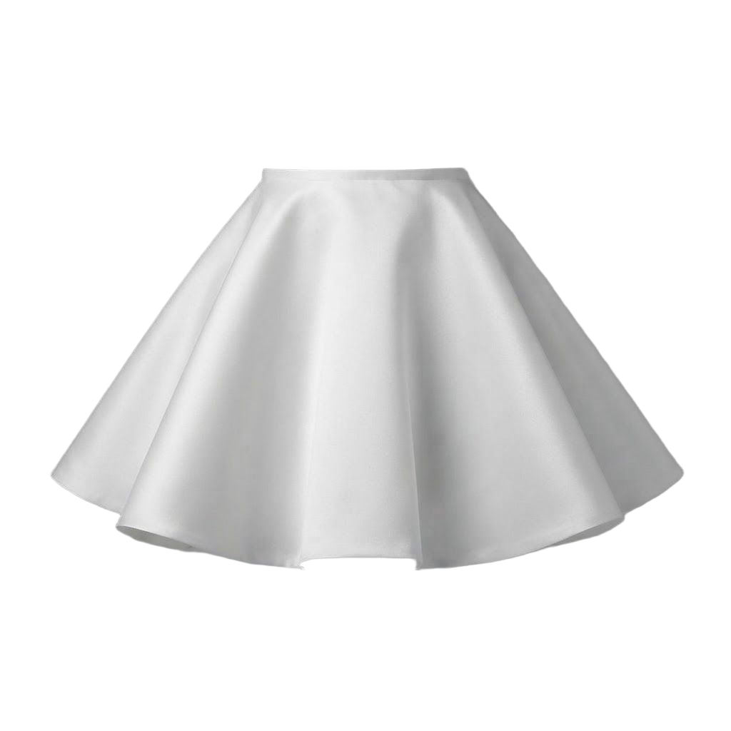 Pluto Circle Mini Skirt for Paper Dolls Custom Wedding Dresses