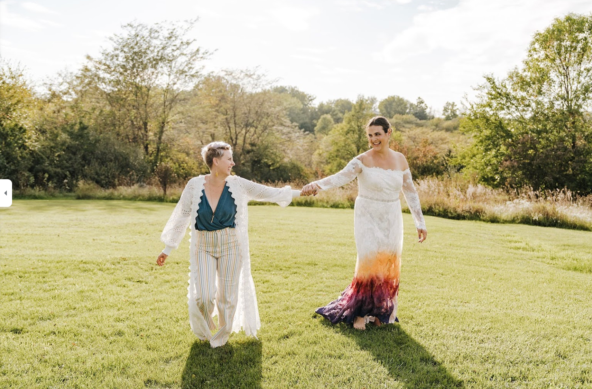 Sunset Ombre Dip Dyed Wedding Dresses Renegade Bridal & Dye Lab Sunset Ombre Dip Dyed Wedding Dresses Renegade Bridal & Dye Lab