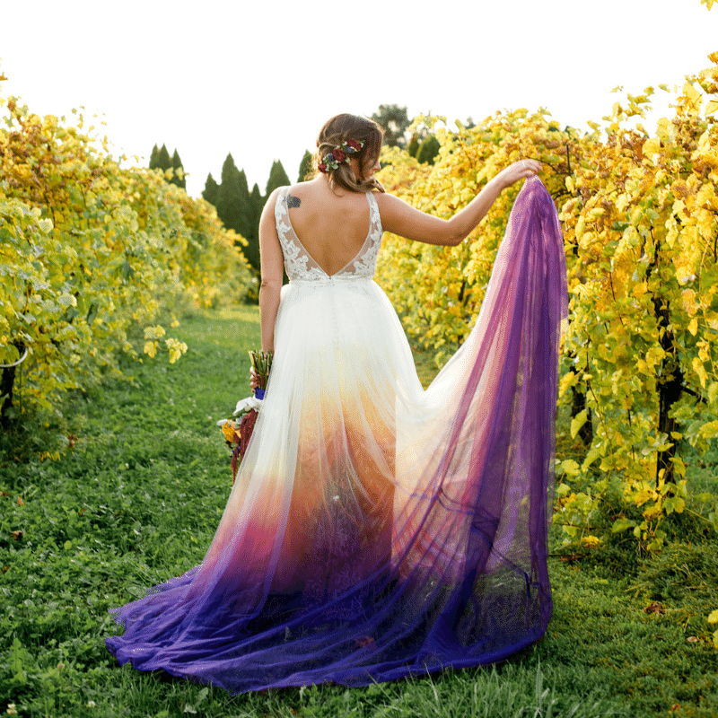 We Ombre Dip Dye Your Wedding Dresses — New Heritage Houston