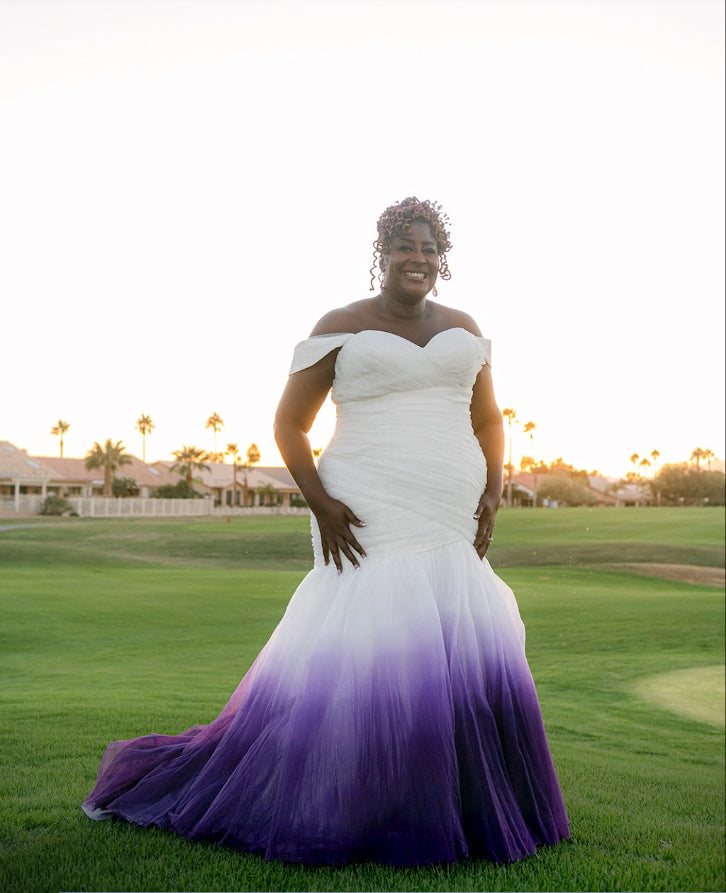 Purple Dyed Wedding Dresses Renegade Bridal & Dye Lab Purple Dyed Wedding Dresses Renegade Bridal & Dye Lab