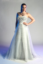 RENTAL Zella Mae: size 14 Glitter A-line Skirt
