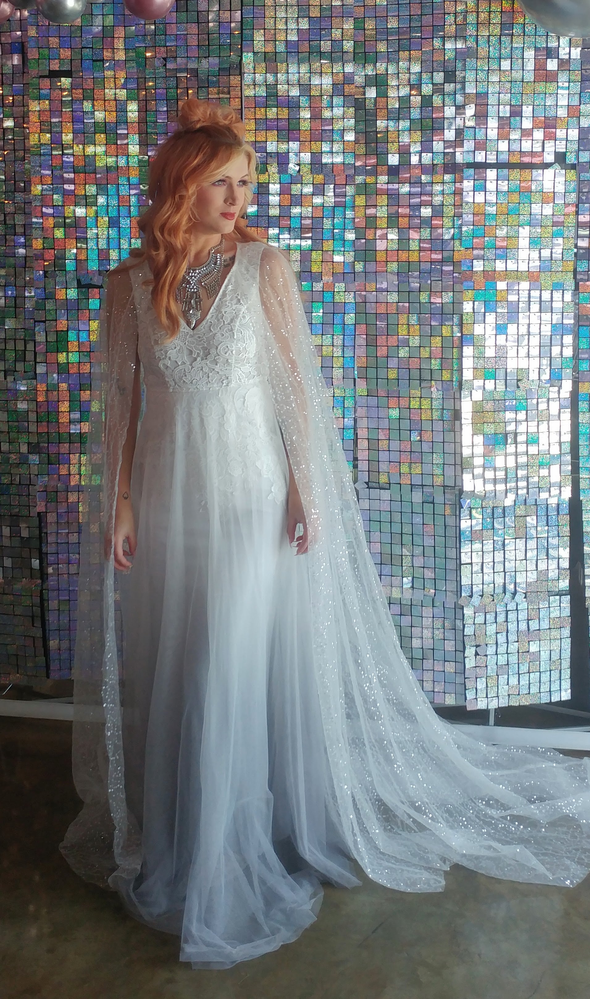 SAMPLE Dove Grey Ombre wedding dress sz 2/4 – Renegade Bridal