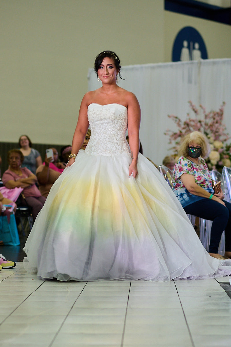 SAMPLE Spring Pastels ballgown sz 10