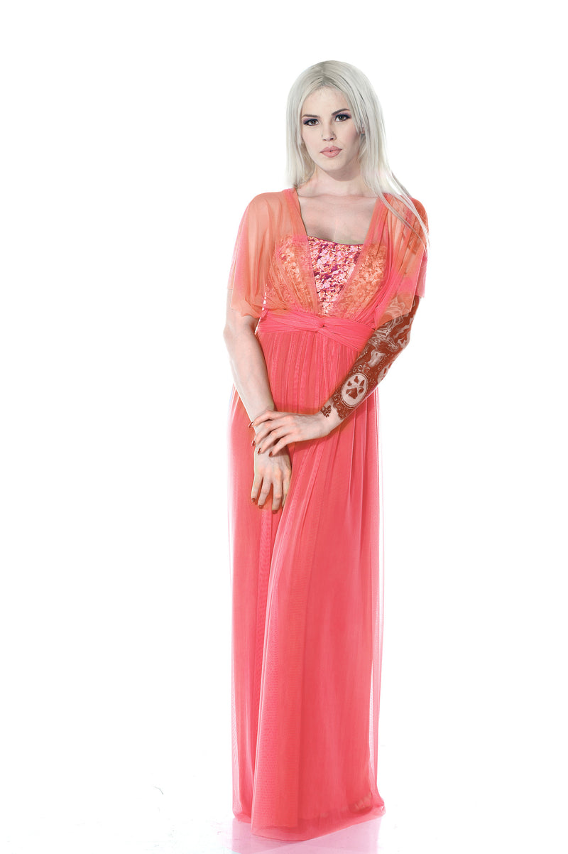 SAMPLE sz 4 petite Lilah Infinity Convertible Wrap Twist Bridesmaid Dress: Full Length