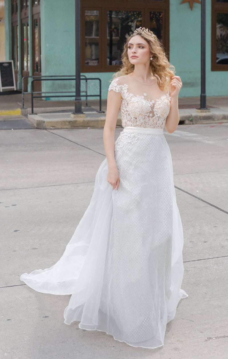 RENTAL Zella Mae: size 14 Glitter A-line Skirt