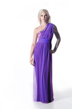SAMPLE sz 4 petite Lilah Infinity Convertible Wrap Twist Bridesmaid Dress: Full Length