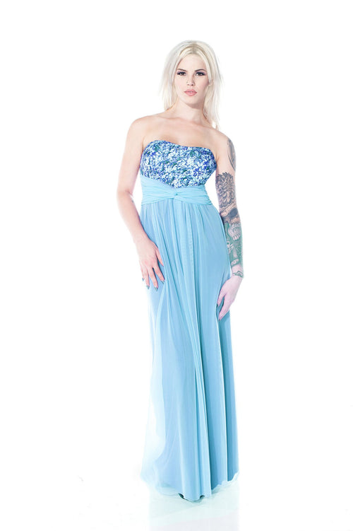 91502 Lilah Infinity Convertible Wrap Twist Bridesmaid Dress: Full or Knee Length
