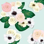 11508 Lindsay Print Strapless Ballgown Floral or Custom