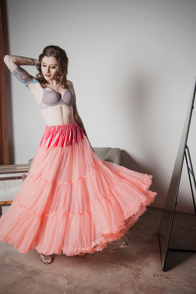 "Marshmallow" (Super Soft) A-line Color Petticoat