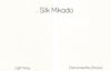 SAMPLE SILK Mikado fit and flare size 10: Diamondwhite