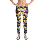 Texas Floral Leggings: Navy, Harvey Relief