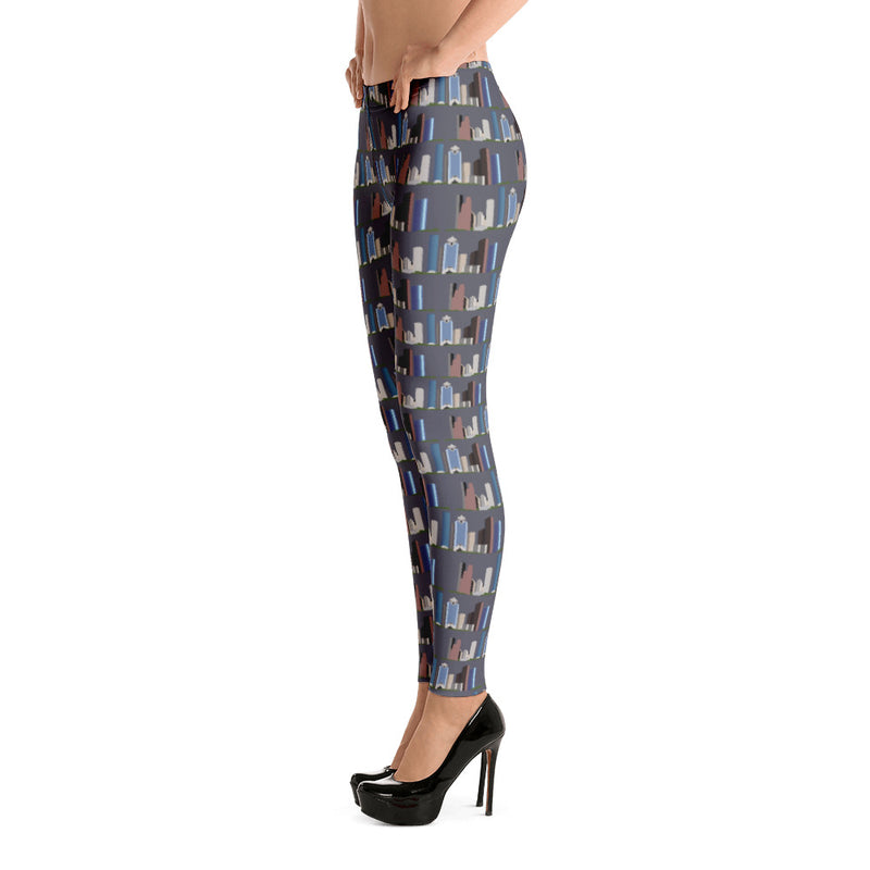 Houston Strong Skyline Women's leggings: Charcoal