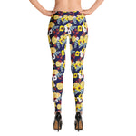 Texas Floral Leggings: Navy, Harvey Relief