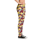 Maroon Texas Floral Leggings: Harvey relief