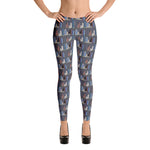 Houston Strong Skyline Women's leggings: Charcoal