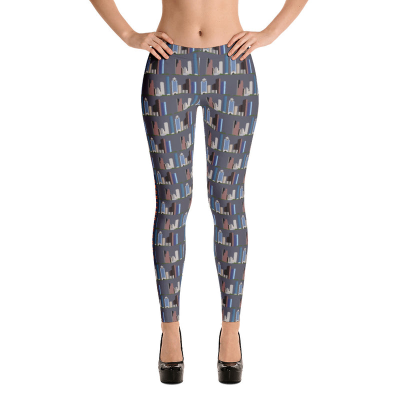 Houston Strong Skyline Women's leggings: Charcoal