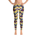 Texas Floral Leggings: Navy, Harvey Relief