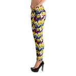 Texas Floral Leggings: Navy, Harvey Relief