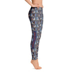 Houston Strong Skyline Women's leggings: Charcoal