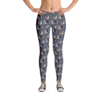 Houston Strong Skyline Women's leggings: Charcoal