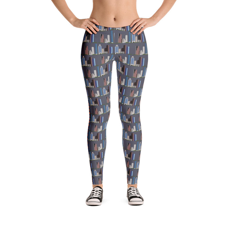 Houston Strong Skyline Women's leggings: Charcoal