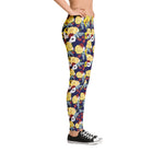 Texas Floral Leggings: Navy, Harvey Relief